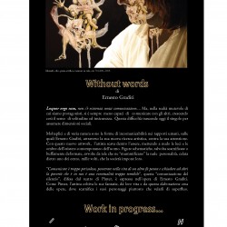 PRESENTAZIONE WITHOUT WORDS di ERNESTO GRADITI